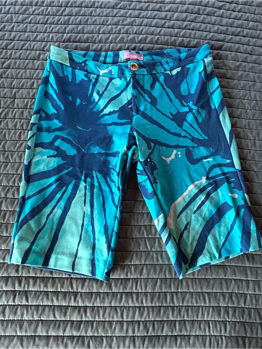 Lilly Pulitzer Blue & Teal “Tie-Dye” Shorts
